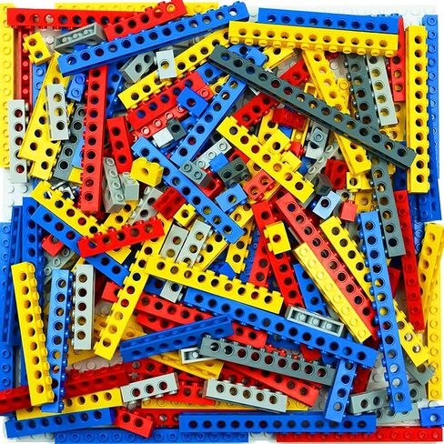 أجزاء Technic Liftarm إطار رفيع رفيع 500 جرام البناء القطع ، الجذعية EV3 MOC Technic Pack Connector الكثير (لون عشوائي) in Kuwait