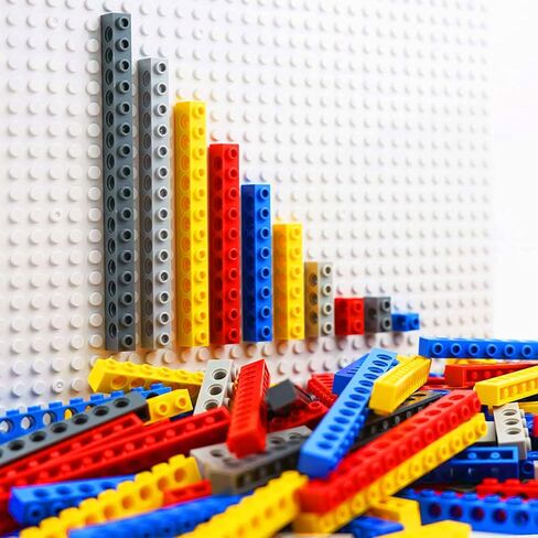 أجزاء Technic Liftarm إطار رفيع رفيع 500 جرام البناء القطع ، الجذعية EV3 MOC Technic Pack Connector الكثير (لون عشوائي) in Kuwait