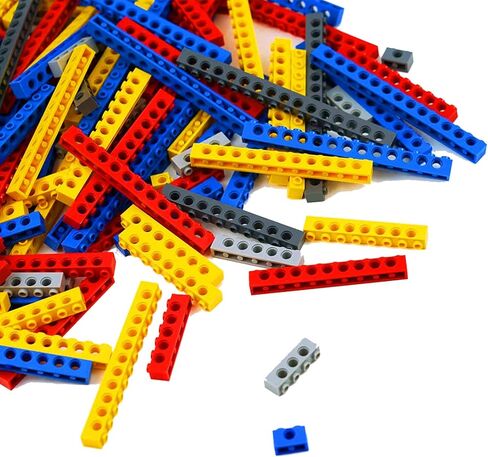 أجزاء Technic Liftarm إطار رفيع رفيع 500 جرام البناء القطع ، الجذعية EV3 MOC Technic Pack Connector الكثير (لون عشوائي) in Kuwait
