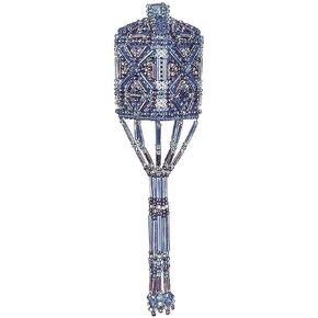 الياقوت بالخرز شرابة تاسيل ميل هيل كروس غرزة طقم زخرفة سحر in Kuwait