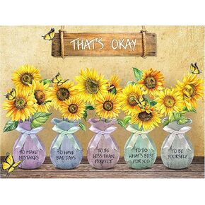 FORLAND Sunflowers Diamond Painting Kits for Adults Beginners - 5D DIY Inspirational Full Drill Diamond Kits Painting Crafts for Home Wall Decor, Diamond Art Kits,16x12inch (Sunflowers 1)