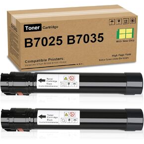 VersaLink B7035 Toner Cartridge Compatible 106R03393 for Xerox VersaLink B7025 B7030 B7035 Printer(2 Black)