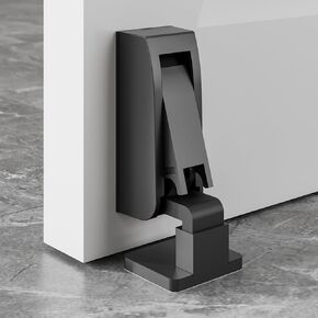 Door Stopper,Punch-Free Buffer Damper Floor Door Stop,Self-Adhesive Ground Door Stops for Bedroom Living Bath Shower Room Office(Heavy Duty Ground Install Style)