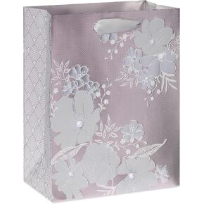 Papyrus 13" Large Gift Bag (Happily Ever After) for Weddings, Bridal Showers or Engagement Parties (1 Bag)