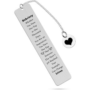 Sobriety Bookmark for Reading Women Men Addiction Recovery Gifts for Adults Alcoholics Surgery Addiction Cancer Care Christmas Birthday Inspirational Gifts Mental Bookmark