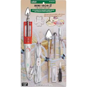 Clover Mini Iron II"The Adapter Set" for Sewing Quilting & Crafting #9101