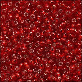 Toho Round Seed Beads 11/0#25C 'Silver Lined Ruby' 8 Gram Tube
