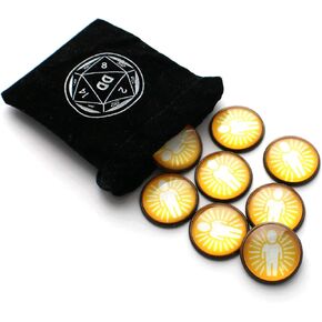 D&D Tokens - عدادات الإلهام للأبراج المحصنة والتنين (الإلهام)