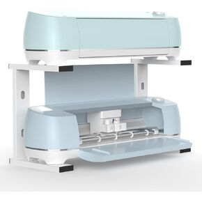 𝗬𝘂𝗺𝗸𝗳𝗼𝗶 2-in-1 Stand Legs Compatible with Cricut Maker 3/ Maker/Explore 3/ Explore Air 2, Fully Open and Double Machine Running, Accessories and Tools Organizer for Craft Room