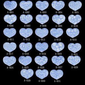 28Pcs Size Nail Art Silicone Mold Leaves Flower Animals Template Acrylic Gel Tools Resin Mold Jewelry Making Tools, As the Picture Shows