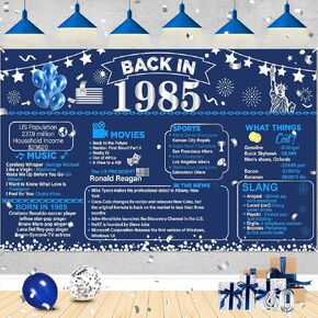 Blue 70th Birthday Banner Decorations, Navy Blue Silver Back in 1955 Vintage Happy 70th Birthday Banner Backdrop for Women Men 1955 Birthday Anniversary Party Poster Supplies Decor Cheers to 70 Years in Kuwait