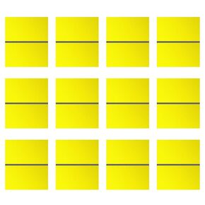 Laser Engraving Yellow ABS Double Color Plastic Sheet, 11.8x6.49x0.05 inch Materials Double Color Plastic Sheet for Interior Signs, Badges