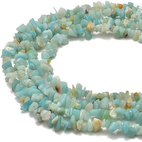 PLTbeads 5-8mm Natral Healing Gemstone Waist Bracelets Necklace Kit Irregular Stone DIY Crafts Design Jewelry Making 1 Strand per Bag Approxi 34 inch (Red Coral Chips)