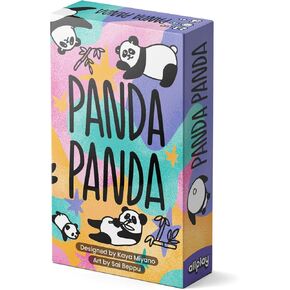 Allplay Panda Panda Board Game - Tiny Box Card Game for Adults and Families - Hand Management - Fits in Your Pocket! - 15 Minutes - 2 to 4 Players
