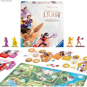 Ravensburger Chronicles of Light Darkness: Falls Disney Family Board Game for Ages 8 and Up