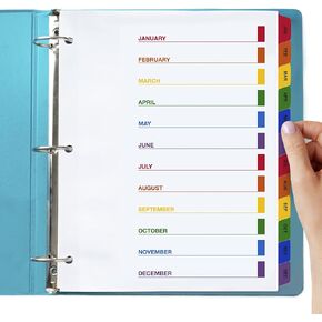 Alphabet Binder Dividers for 3 Ring Binder - (3 Sets of 26), 8.5 x 11 Letter Size, A-Z Dividers - Easy Organization and Maximum Coverage