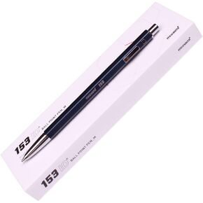 Monami 153 Id, Ball Point, Identity Limited Special 1.0mm Metal Body (Black Ink)