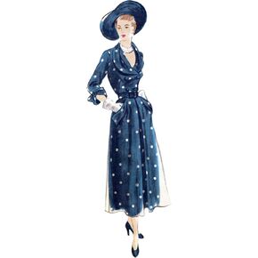 Vogue Misses' Blouse, Belt, and Skirt Sewing Pattern Kit, Code V1863, Sizes 6-8-10-12-14, Multicolor