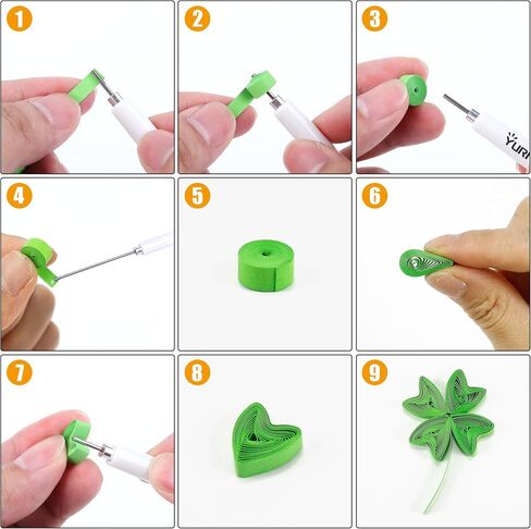 YURROAD 6pcs Quilling Slotted Tool Paper Quilling Pen in Saudi Arabia