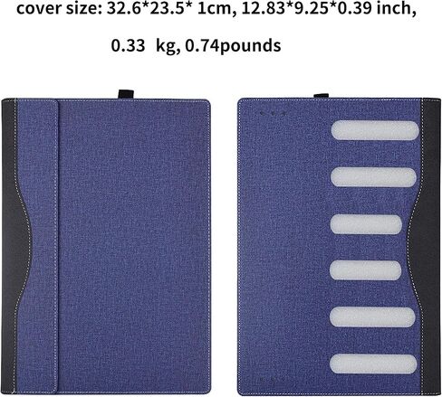 Laptop case for Lenovo Yoga 9i 14 (IAP7/IAP8) 2-in-1 Gen 8/7 (2023/2022) and Yoga 9 14IRP8/14IAP7 and Yoga Air 14c IAP7 Laptop case Computer Bag Protection PU case (Dark Blue) in Saudi Arabia