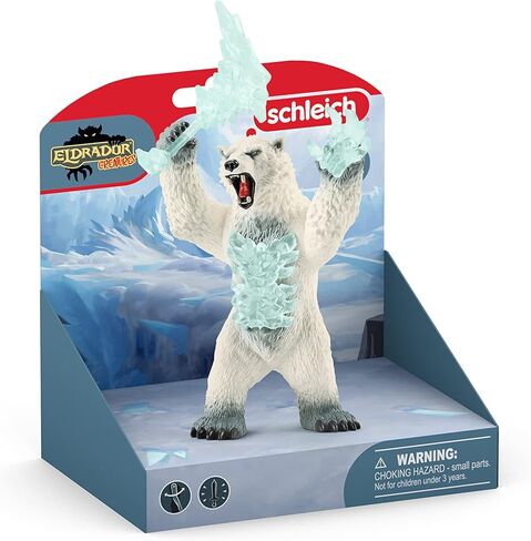 Schleich Eldrador Creatures, Ice Monster Mythical Creature Toy for Kids, Blizzard Bear Action Figure, Ages 7+ in Saudi Arabia