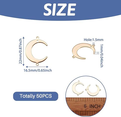 Craftdady 18K الذهب المعدني المعلقات العلامات الهلال القمر سحر زهرة قلب الشمس نجم القهوة كوب كوب معلقة زخارف زخرفة لسيي حرفة قرط القلادة المجوهرات المجوهرات in Saudi Arabia