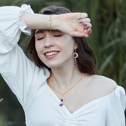Craftdady 18K الذهب المعدني المعلقات العلامات الهلال القمر سحر زهرة قلب الشمس نجم القهوة كوب كوب معلقة زخارف زخرفة لسيي حرفة قرط القلادة المجوهرات المجوهرات in Saudi Arabia