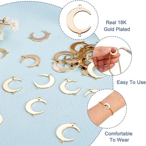 Craftdady 18K الذهب المعدني المعلقات العلامات الهلال القمر سحر زهرة قلب الشمس نجم القهوة كوب كوب معلقة زخارف زخرفة لسيي حرفة قرط القلادة المجوهرات المجوهرات in Saudi Arabia