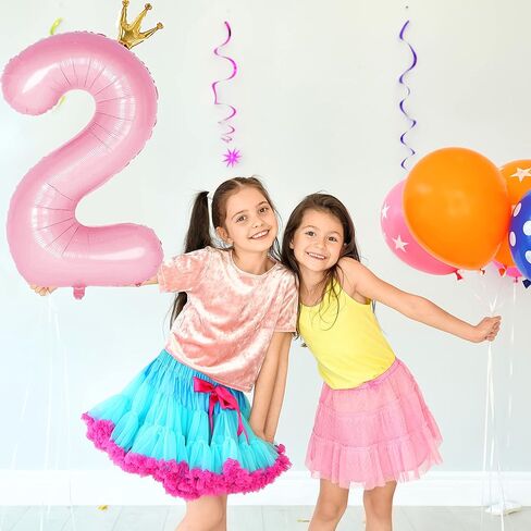 رقم 4 بالون مع التاج ، والبالونات كبيرة عددها 40 بوصة ، وزينة حفلات عيد الميلاد الرابعة ، in Kuwait