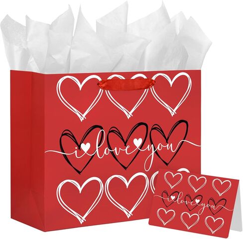 Daiuni 13 "حقيبة هدايا كبيرة في عيد الفصح للأطفال مع ورق الأنسجة والمقابض in Kuwait