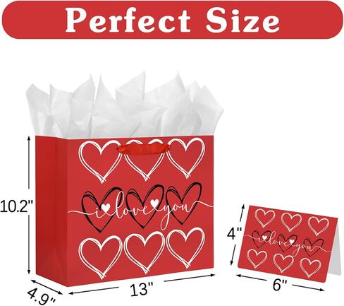 Daiuni 13 "حقيبة هدايا كبيرة في عيد الفصح للأطفال مع ورق الأنسجة والمقابض in Kuwait