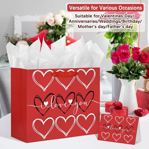 Daiuni 13 "حقيبة هدايا كبيرة في عيد الفصح للأطفال مع ورق الأنسجة والمقابض in Kuwait