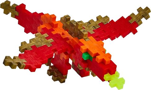 Plus Plus 3D Puzzle Cryptid Construction Building Block Set, Fun Fantasy Figures Stem Toys for Kids, 70 Interlocking Pieces - Dragon Mini Maker Tube in Saudi Arabia