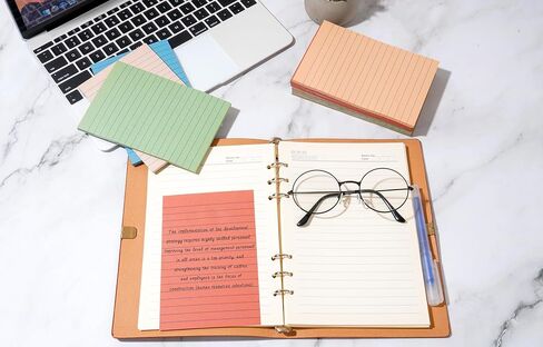 9 Pads Lined Sticky Notes 4x6 in Post, Vintage Colors Self Pad Its, Super Sticking Power Memo Pads Its, 40 Sheets/pad in Saudi Arabia