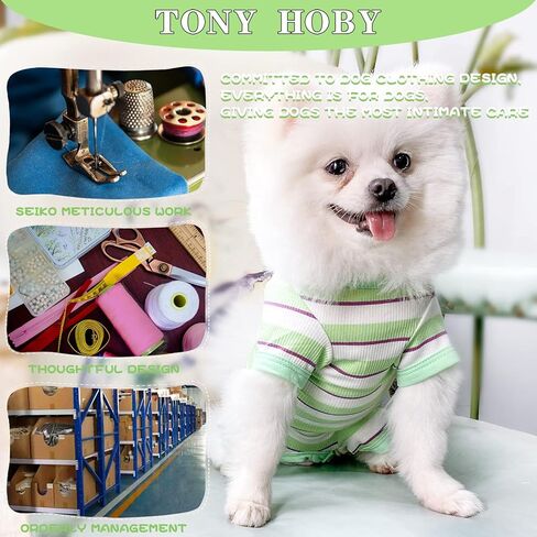 TONY HOBY Dog Pajamas, Male Dog Warm Pajamas with Thermal, Dog Jumpsuit Pajamas for Small Medium Dog (Navy Blue, Boy, L) in Kuwait