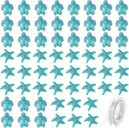 100pcs حبات السلحفاة الاصطناعية الاصطناعية البيضاء 14x18mm ثقب كبير العوامل السحر الفضاء حبات الأحجار الكريمة فضفاضة لصنع المجوهرات in Saudi Arabia