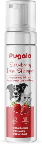 Waterless Cat and Dog Shampoo, Cat & Dog Shampoo and Conditioner, Dog Dry Shampoo, Deshedding Dog Shampoo, Dog Shampoo for Smelly Dogs, Foam Shampoo for Dogs and Cats 200ml (Aloe Vera) in Saudi Arabia