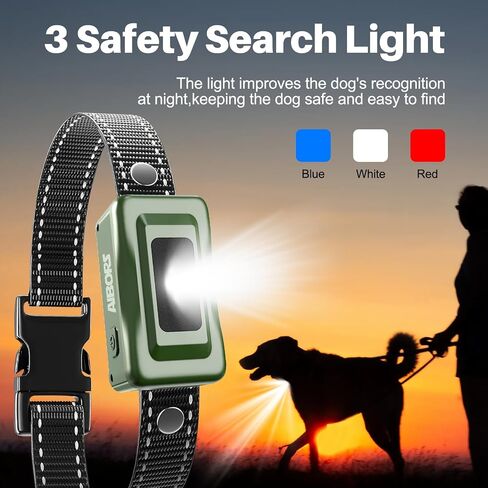 Dog Shock Collar - 4300FT Dog Training Collar with Remote,Shock-Lock,Light for Night Walks, Innovative IPX7 Waterproof with 4 Training Modes, Rechargeable E-Collar for 8-150 LBS in Kuwait