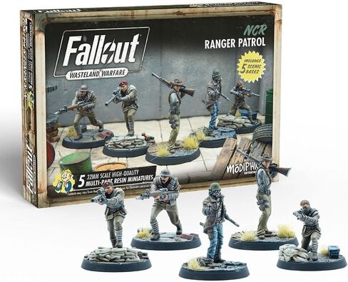 Modiphius Fallout - Wasteland Warfare - NCR Ranger Patrol, Various in Kuwait