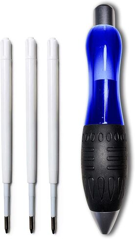 𝟯 𝗼𝘇 Fat 𝐇𝐞𝐚𝐯𝐲 𝐖𝐞𝐢𝐠𝐡𝐭𝐞𝐝 Pens for Arthritis Hands, Parkinson's, Carpal Tunnel, Hand Tremors Wide Grip, Thick Barrel, Easy to Hold Black in Saudi Arabia