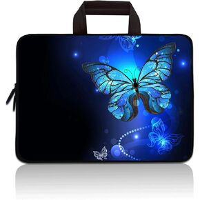 14 15 15.4 15.6 inch Laptop Handle Bag Computer Protect Case Pouch Holder Notebook Sleeve Neoprene Cover Soft Carrying Travel Case for Dell Lenovo Toshiba HP Chromebook ASUS Acer (Cool Basketball)