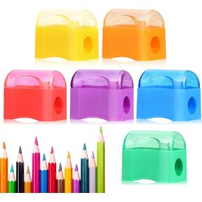 Tytroy السائبة 72 قطعة متنوعة الألوان مصغرة مبراة أقلام بلاستيكية مع أغطية للمدرسة والفصول الدراسية اللوازم in Kuwait