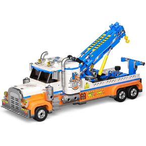 QLT QIAOLETONG 781PCS Technik Tow Truck Construction Building Set for Boys - with Crane Toy Construction Building Kit, Road Rescue Vehicle (Compatible with Lego car)