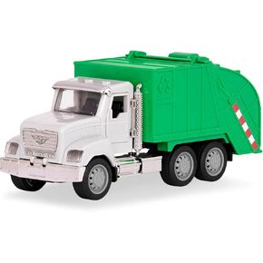 Driven by Battat – Toy Recycling Truck For Kids – Toy Work Vehicle – Lights & Sounds – Movable Parts – 3 Years + – Micro Recycling Truck