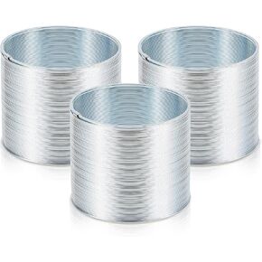 3 Pieces Squirrel Baffle Metal Spring Device Squirrel Barrier Spring Type Coil Outdoor Bird Feeder Accessories for Bird Feeder Poles (3)