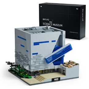 Nifeliz Museum of Nature and Science Building Set, Gift Idea for Lovers of Museums, Buildable Display Model, Addition to The Modular Buildings Collection (3373 PCS, NF10286)