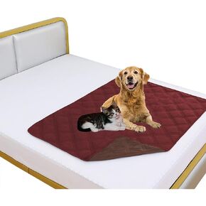 SUNNYTEX Waterproof & Reversible Dog Bed Cover Sofa, Couch Cover Furniture Protector for Pets(40*50")