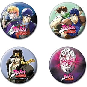 أزرار مجموعة Ata -Boy Jojo 4 Button - 1.25 "أزرار محلية مرخصة رسميًا ...