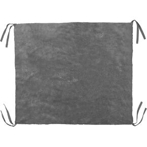 Furhaven Dog Blanket for Cot Beds, Washable w/ Zippered Pouch for Warming/Cooling Inserts - Plush Faux Fur Cot Blanket - Silver Gray, Medium