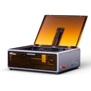 Creality Falcon2 Pro 22W Laser Engraver, Enclosed Laser Cutter with Air Assist, HD Camera Positioning, Auto Fan, Class 1 Safety Laser Engravering Machine for Wood and Metal, Acrylic